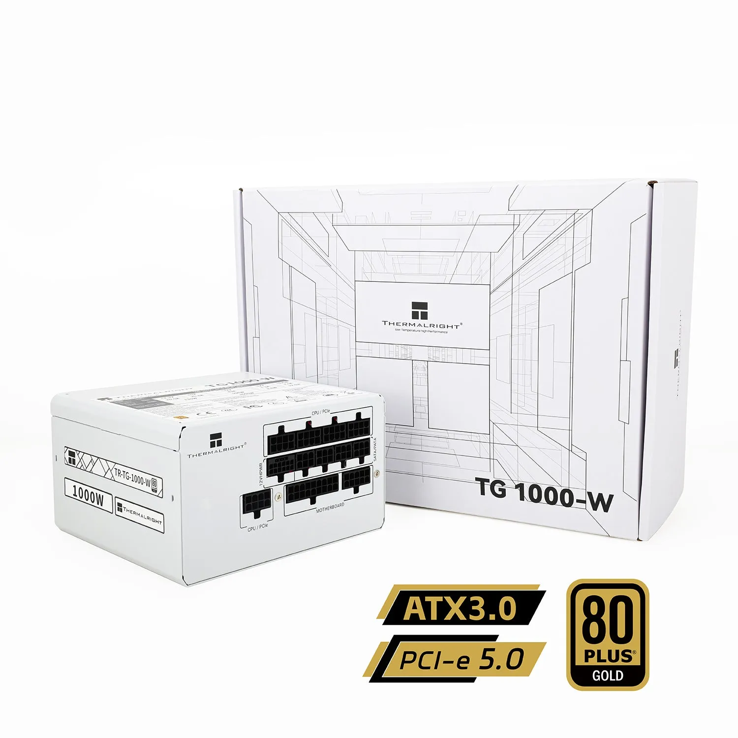 1000W Thermalright TG-1000-W ATX 3.0 Gold Modular PSU