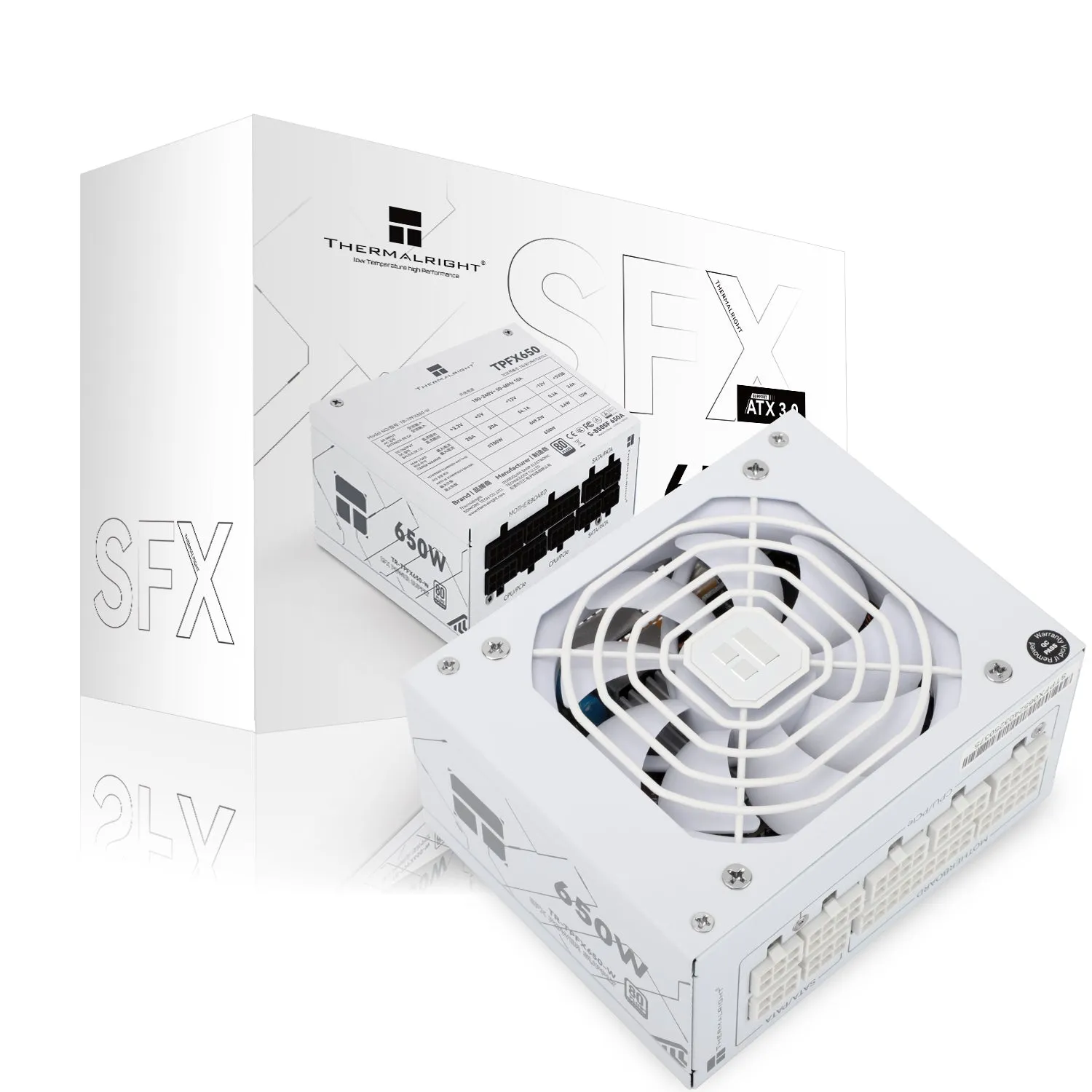 650W Thermalright TPFX-650W White Platinum Modular SFX PSU