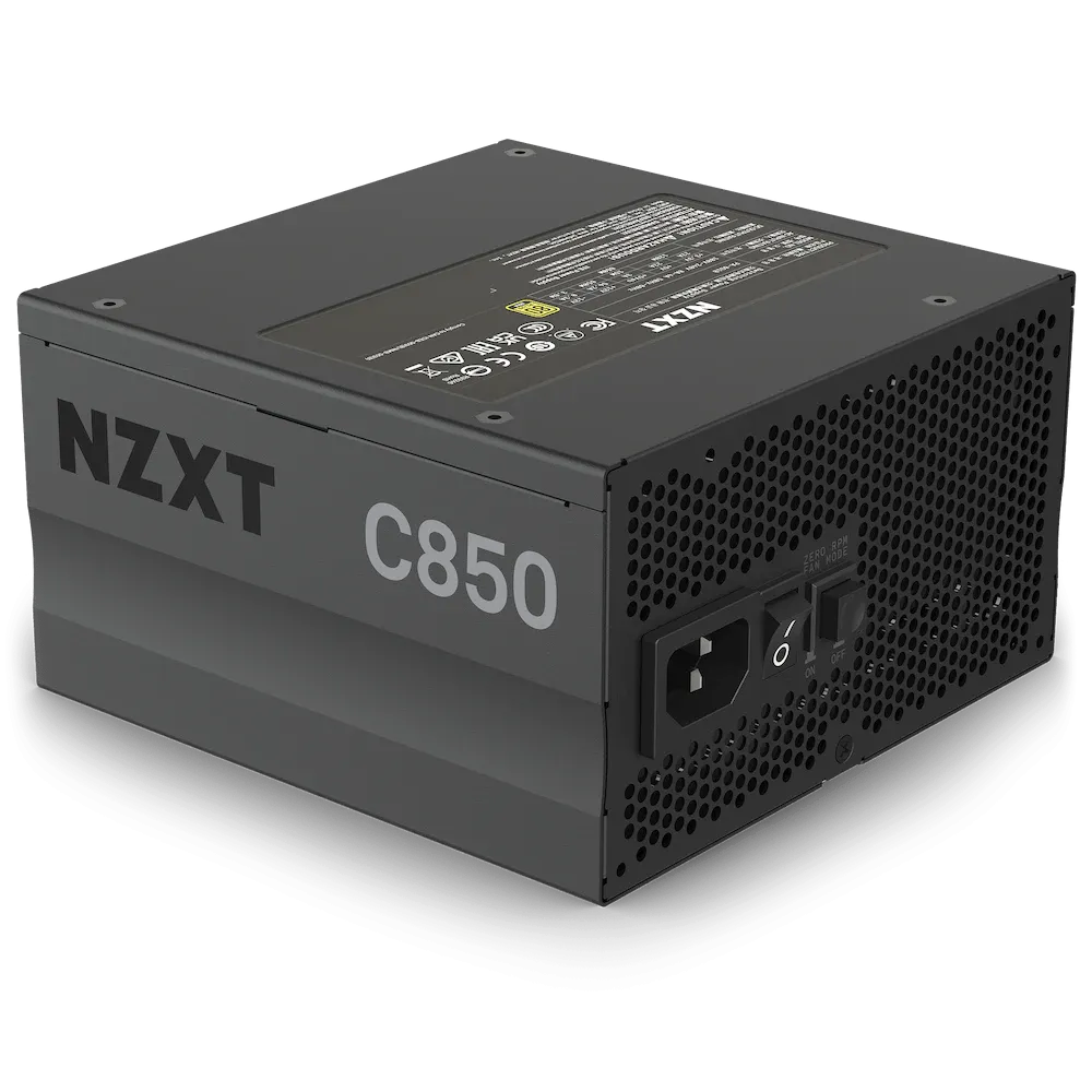 850W NZXT C850 Gold Fully Modular PSU