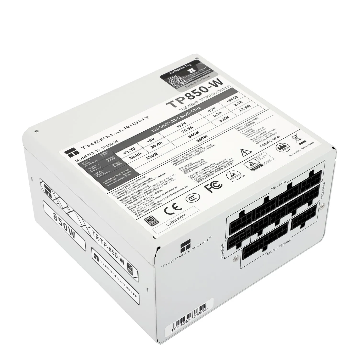 850W Thermalright TP-850-W ATX 3.0 Platinum Modular PSU