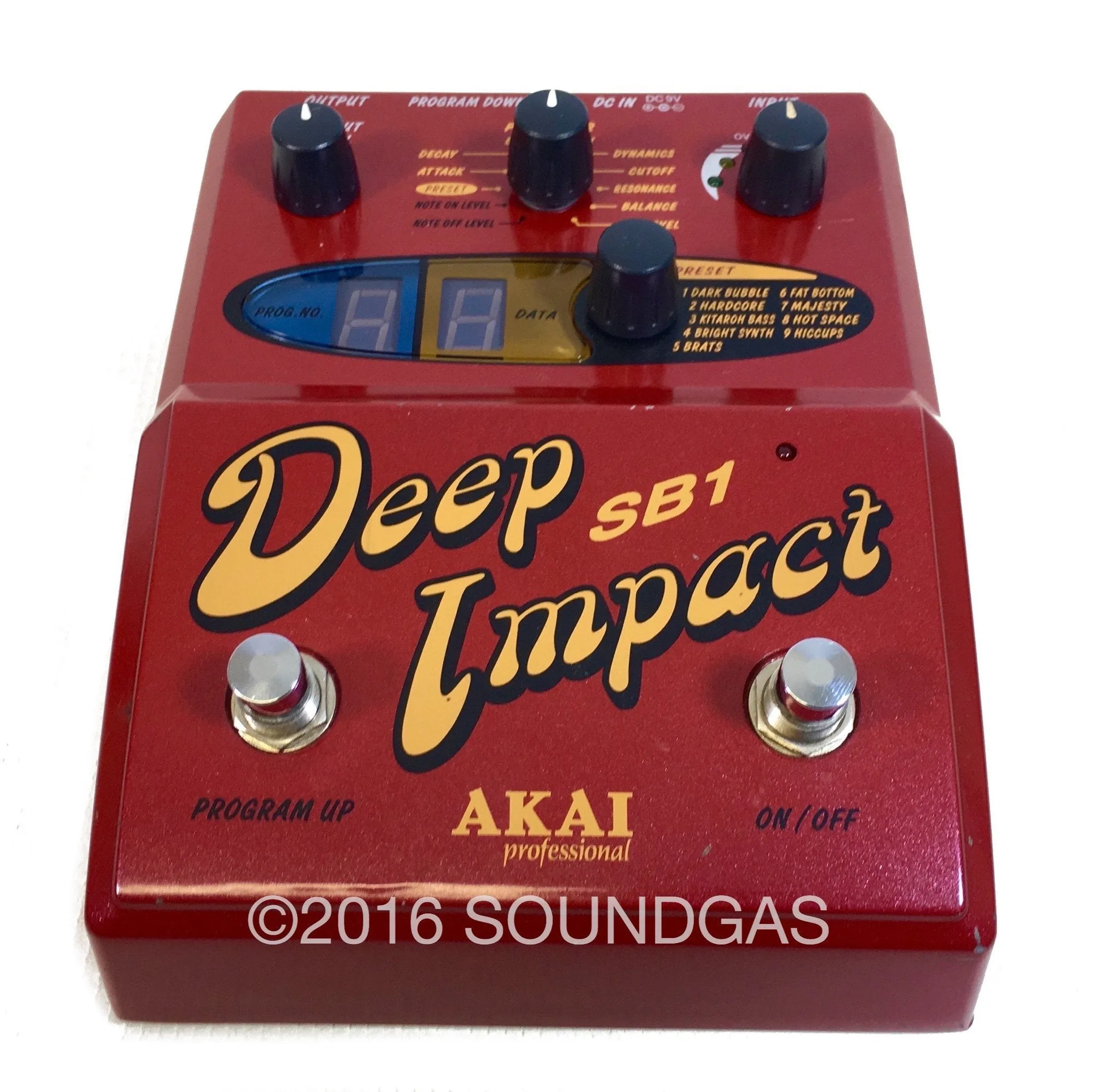 Akai Deep Impact SB-1 Bass Synthesizer Pedal (Boxed)