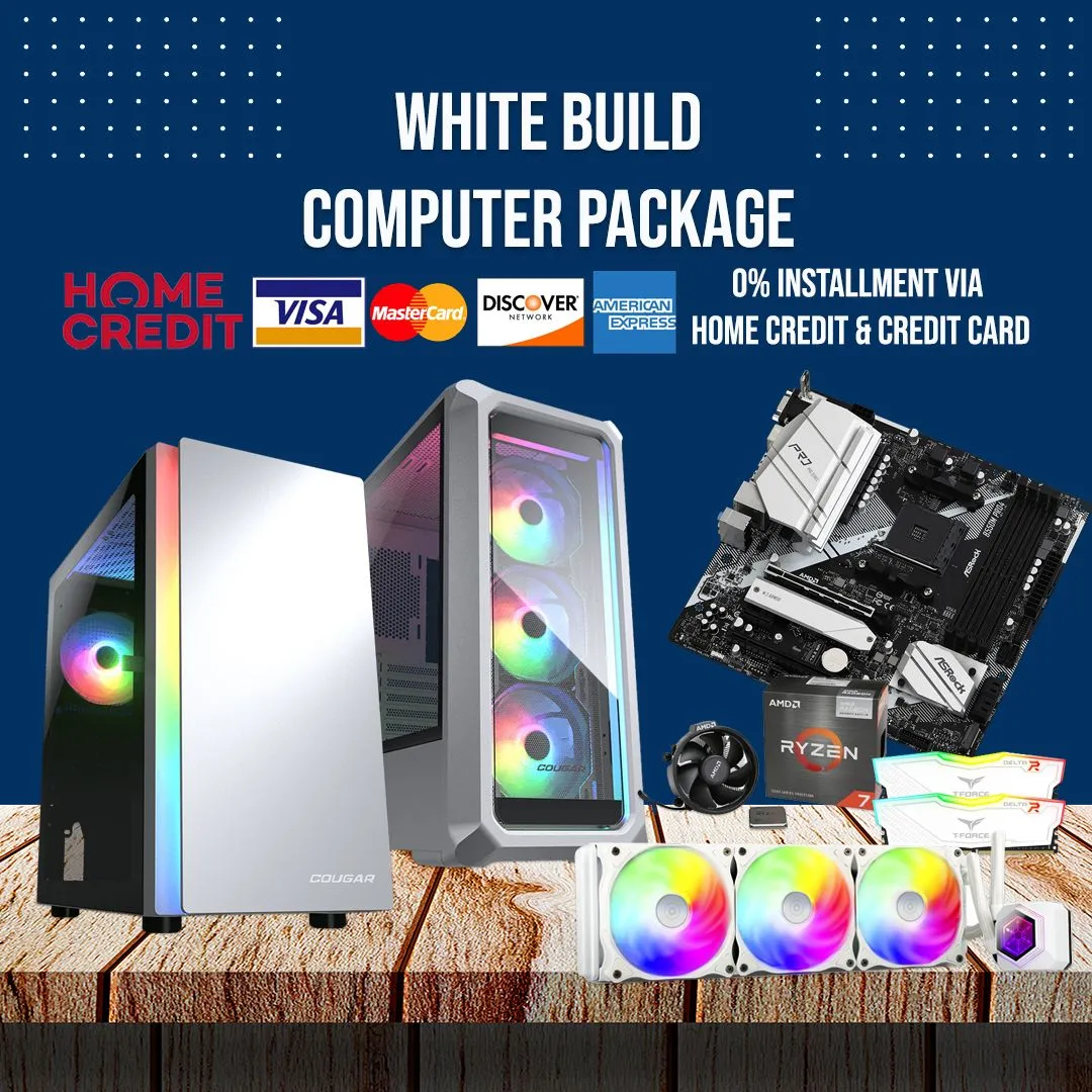 AMD RYZEN 3 4350G Intermediate Package White Build