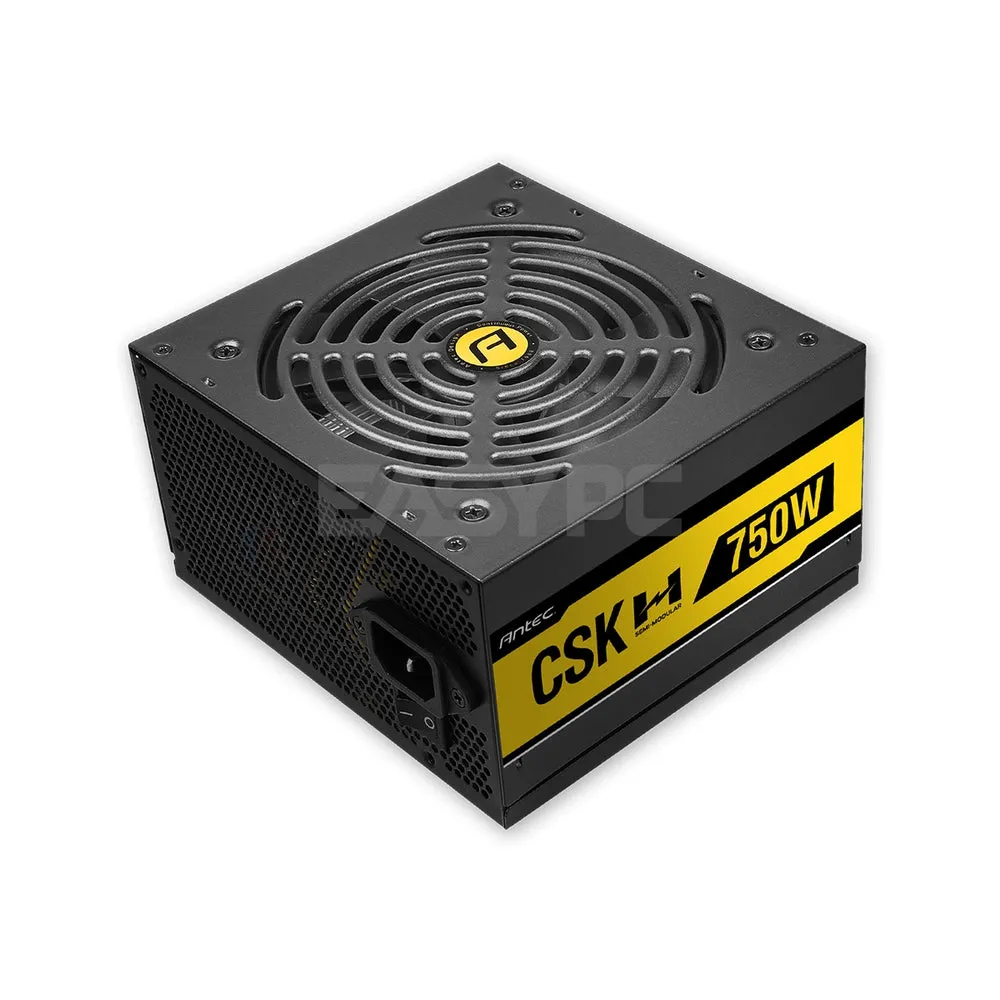 Antec Cuprum Strike CSK750H 750w Bronze Semi-Modular 120MM Silent Fan Better Looking Builds Power Supply 19GLO ANCS2652