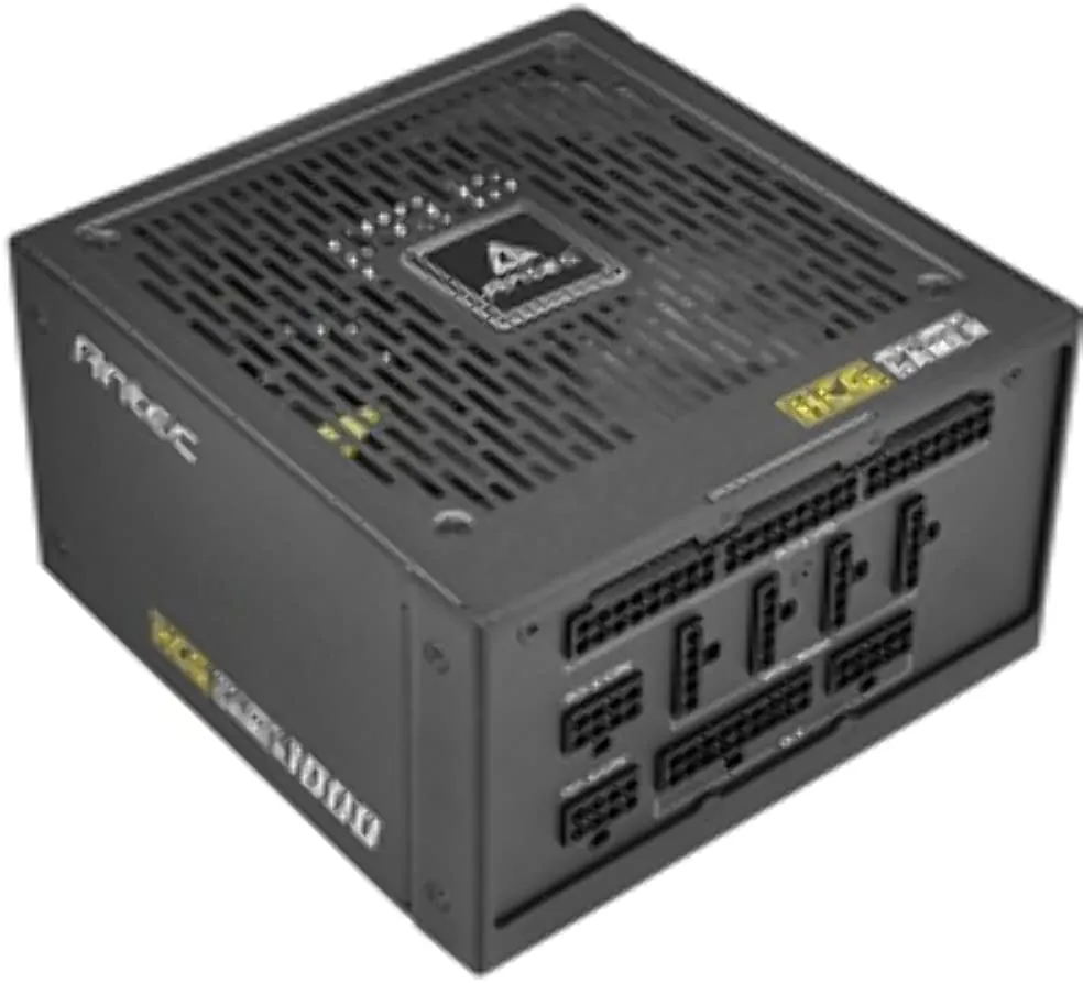 Antec HCG1000 1000W Gold Power Supply, Fully Modular PSU, Continuous, Phasewave, 80  Gold High Current Gamer PSU