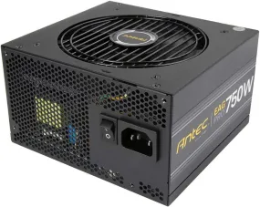 Antec Pro 750 Watt Semi Modular 80  Gold PSU, 750W Power Supply