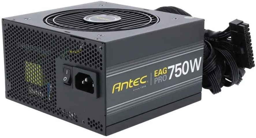 Antec Pro 750 Watt Semi Modular 80  Gold PSU, 750W Power Supply