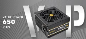 Antec VPP 650w 80 PLUS @ 85% Efficiency AC 120V - 240V, Continuous Power, 120mm Silent Fan VP650P-PLUS [PC]