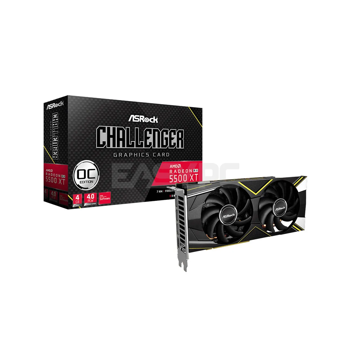 Asrock RX 5500 XT Challenger D4 OC 4gb 128bit GDdr6 Gaming Videocard