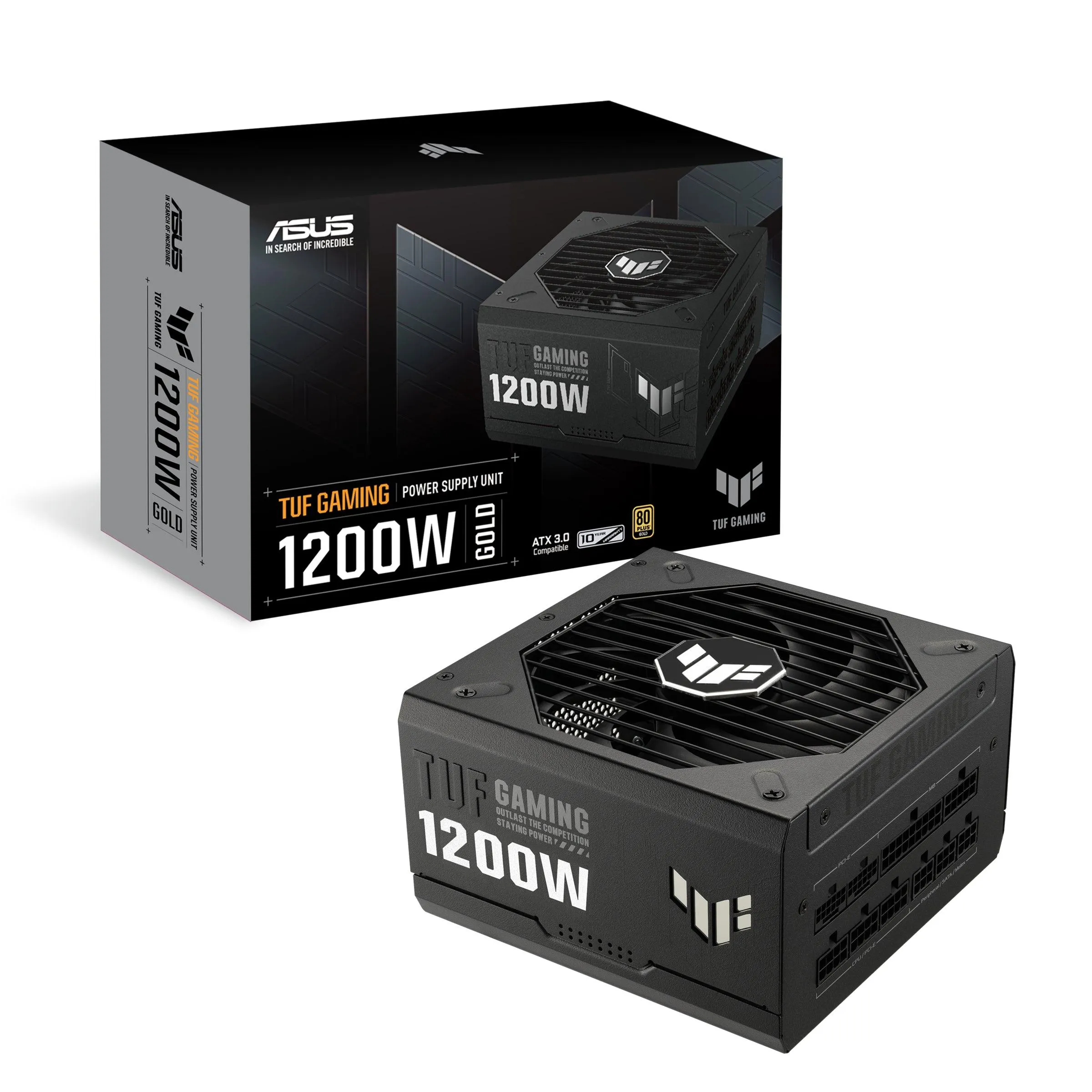 ASUS 1200W | ATX12V | 80Plus Gold | 100 - 240V | 2.66 kg (TUF-GAMING-1200G)