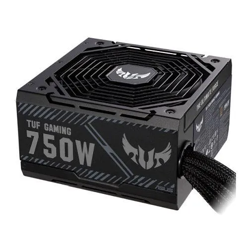 Asus 750W TUF Gaming PSU, Double Ball Bearing Fan, Fully Wired, 80  Bronze, 0dB Tech