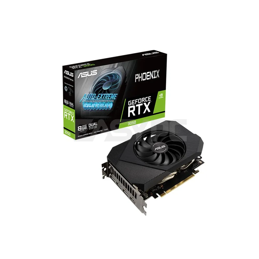 Asus Phoenix NVIDIA® GeForce RTX 3050 PH-RTX3050-8GB 8gb 128bit GDdr6 Gaming Videocard LHR