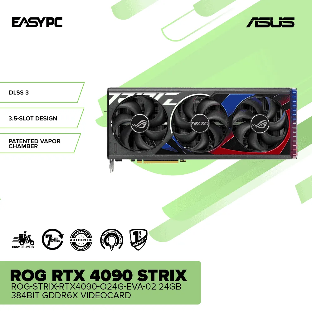 Asus ROG NVIDIA® GeForce RTX 4090 Strix ROG-STRIX-RTX4090-O24G-EVA-02 24gb 384bit gddr6x Videocard