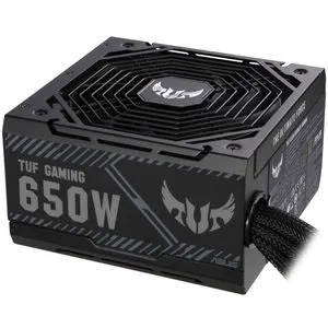 ASUS TUF-GAMING-650B 650W 80 PLUS Bronze ATX Power Supply, Dual Ball Fan Bearings, Axial-tech Fan Design, 0dB Technology [PC]