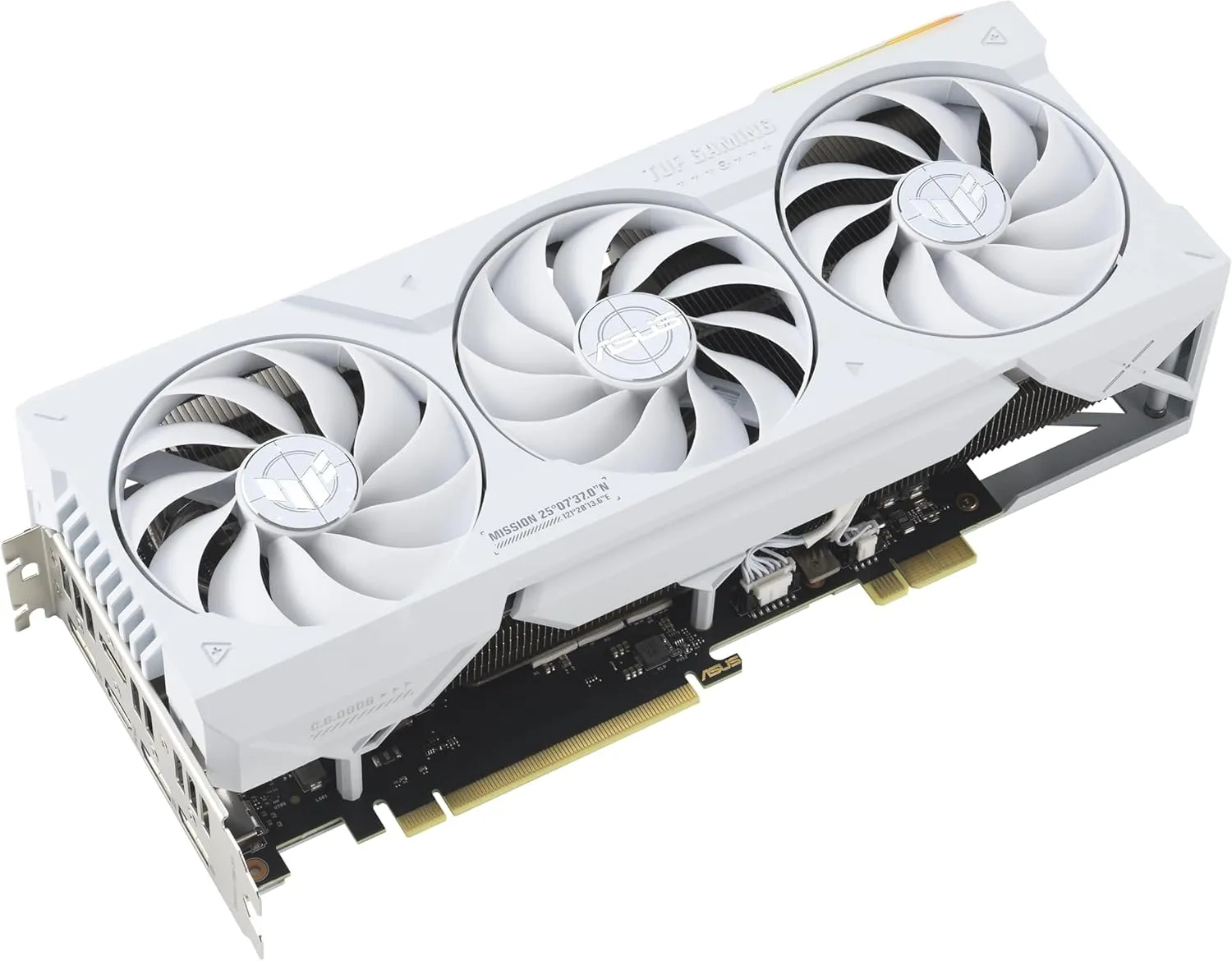 Asus TUF Gaming RTX 4070 Ti Super BTF OC White Graphics Card, 16GB DDR6X, 2670MHz Clock, RGB, Overclocked