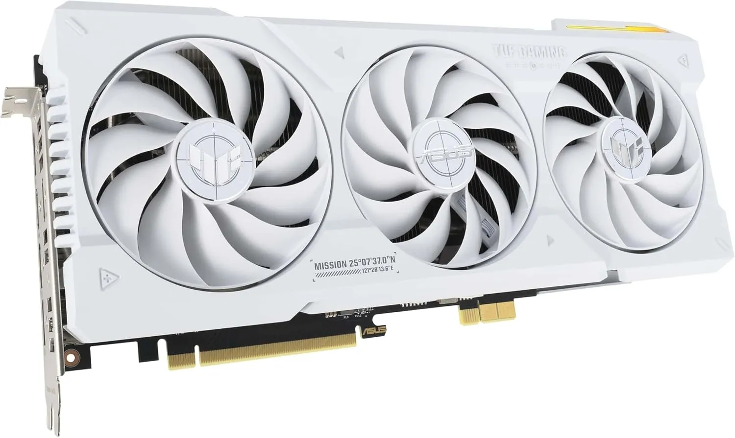 Asus TUF Gaming RTX 4070 Ti Super BTF OC White Graphics Card, 16GB DDR6X, 2670MHz Clock, RGB, Overclocked