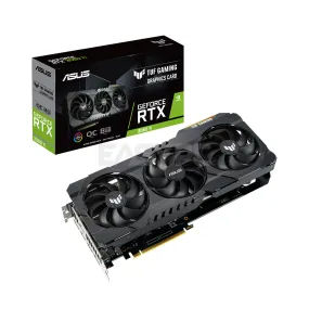 Asus  TUF NVIDIA® GeForce RTX 3060Ti  Gaming OC 8gb 256bit GDdr6  Boost clock 1785 MHz (OC mode) (Gaming mode)