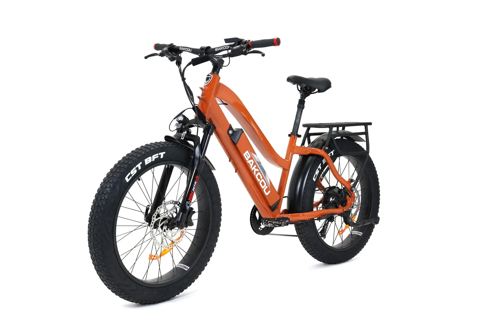 Bakcou Flatlander 750W Step-Through Bafang Ultra Fat Tire Hunting Electric Bike