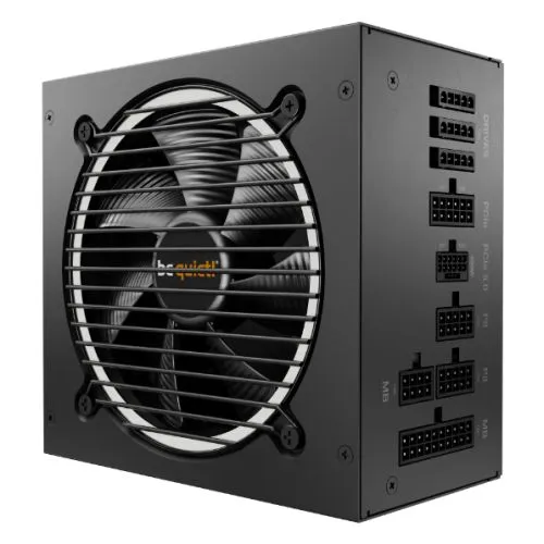 Be Quiet! 650W Pure Power 12 M PSU, Fully Modular, Rifle Bearing Fan, 80  Gold, ATX 3.0, PCIe 5.0, Dual Rail