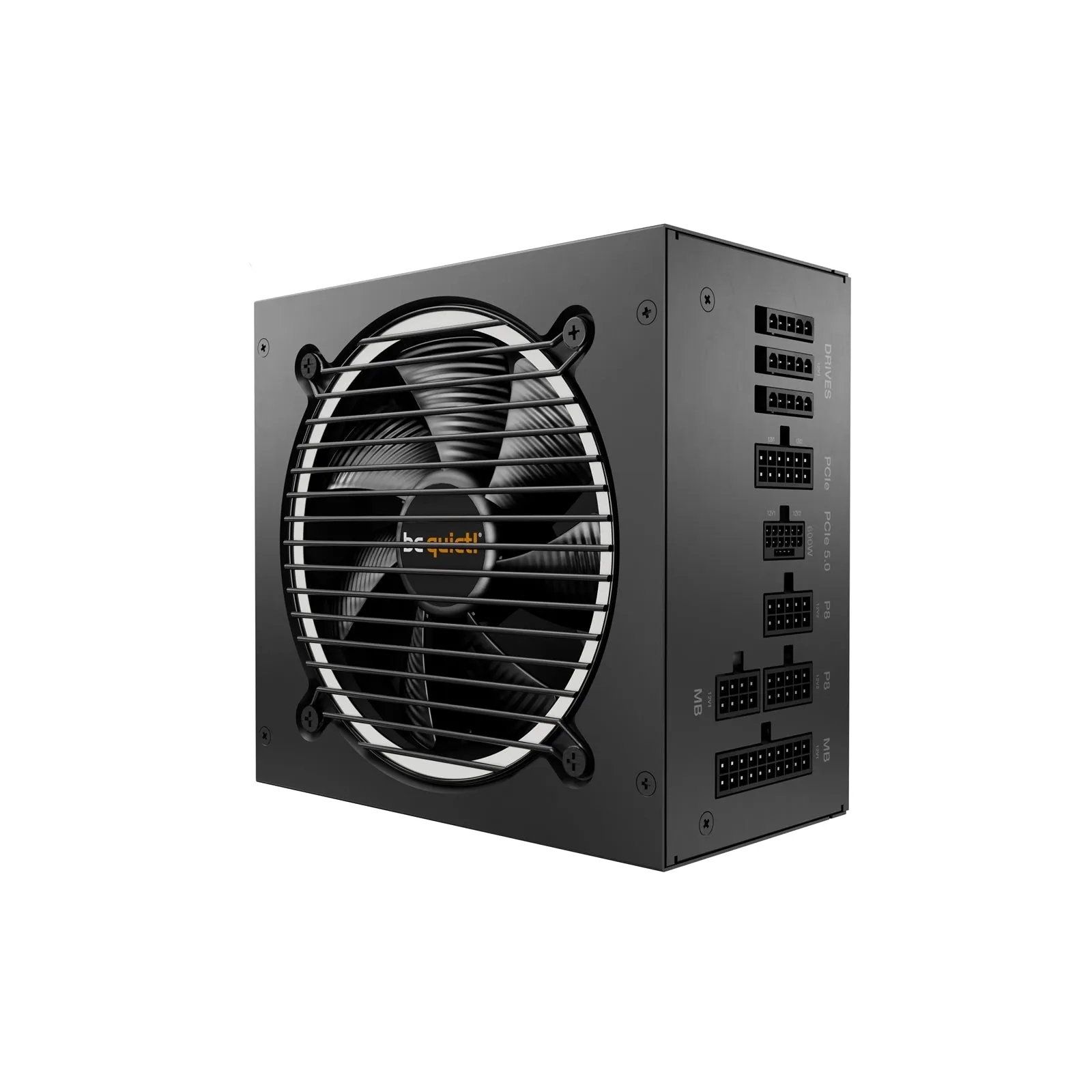 Be Quiet! 750W Pure Power 12 M PSU, Fully Modular, Rifle Bearing Fan, 80  Gold, ATX 3.0, PCIe 5.0, Dual Rail