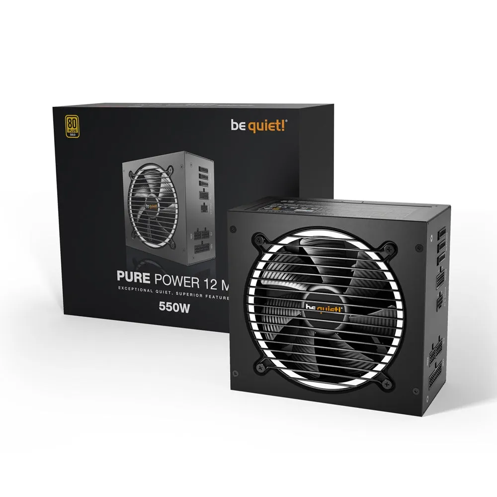 Be Quiet Power Supply Pure Power 12 Gold BN341 550W