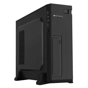 Case SLIM para computadora MICRO ATX, con fuente de 300W, ANTRYX XS-100, Xtreme series, Negro