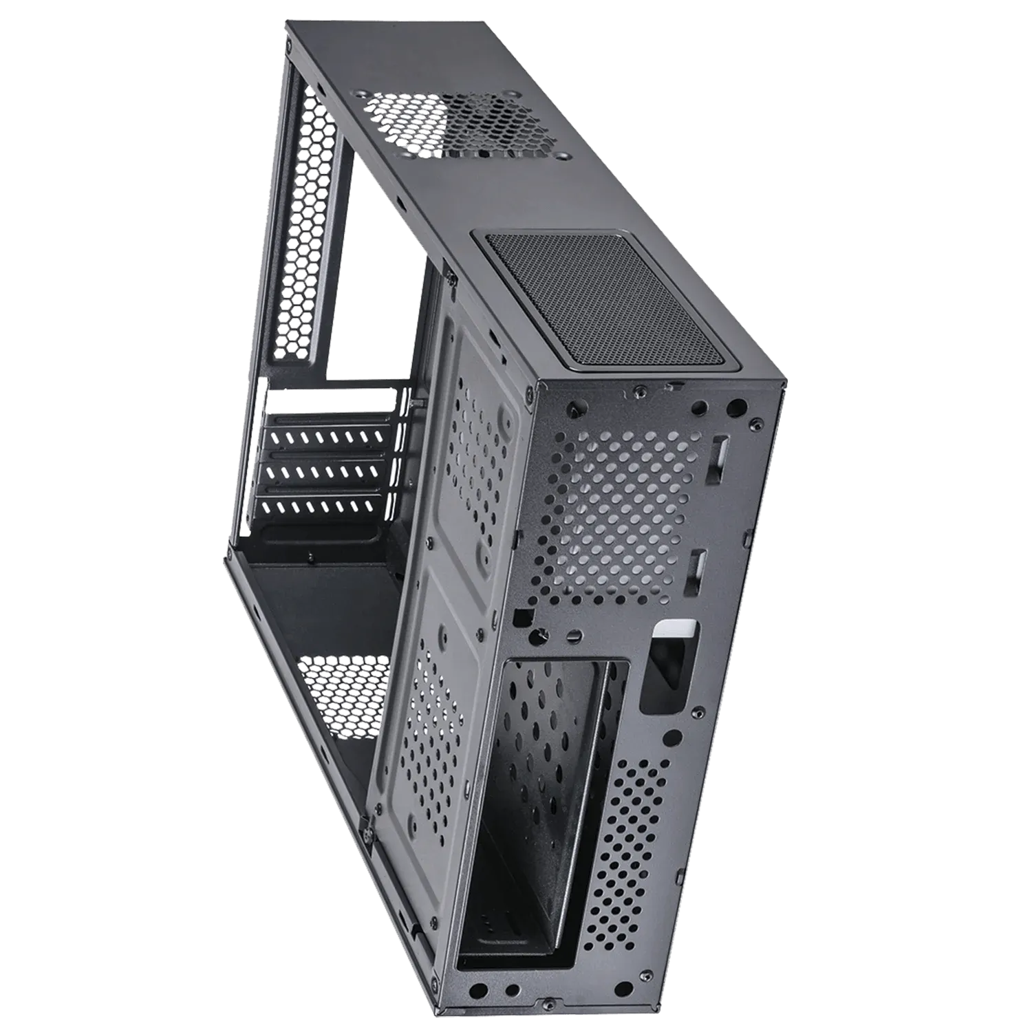 Case SLIM para computadora MICRO ATX, con fuente de 300W, ANTRYX XS-100, Xtreme series, Negro