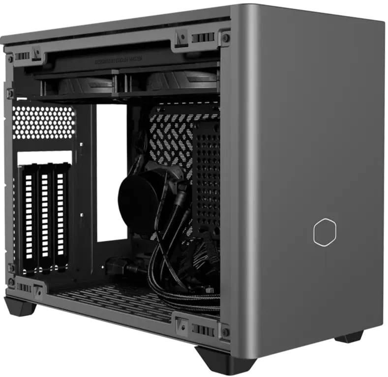 Cooler Master MasterBox NR200P MAX V2 Black 黑色內置 280mm AIO水冷 & 850W 電源 Tempered Glass Mini-ITX Case NR200PV2-MCNN85-SL0