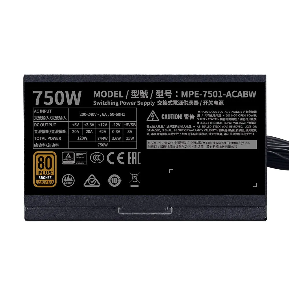 Cooler Master Power Supply MWE V2 750W