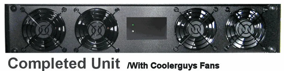 Coolerguys 2U Server Rackmount with 80mm fans  /  Coolerguys Pre-Set Thermal Controller