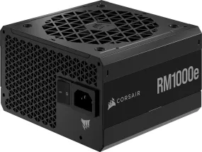 Corsair 1000W RMe Series RM1000e PSU, Fully Modular, Rifle Bearing Fan, Dual EPS12V, Zero RPM Mode, 80  Gold