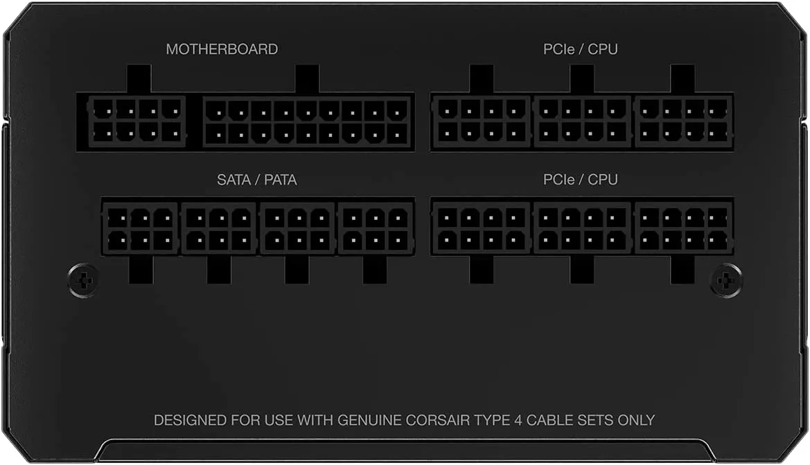 Corsair 1000W RMe Series RM1000e PSU, Fully Modular, Rifle Bearing Fan, Dual EPS12V, Zero RPM Mode, 80  Gold