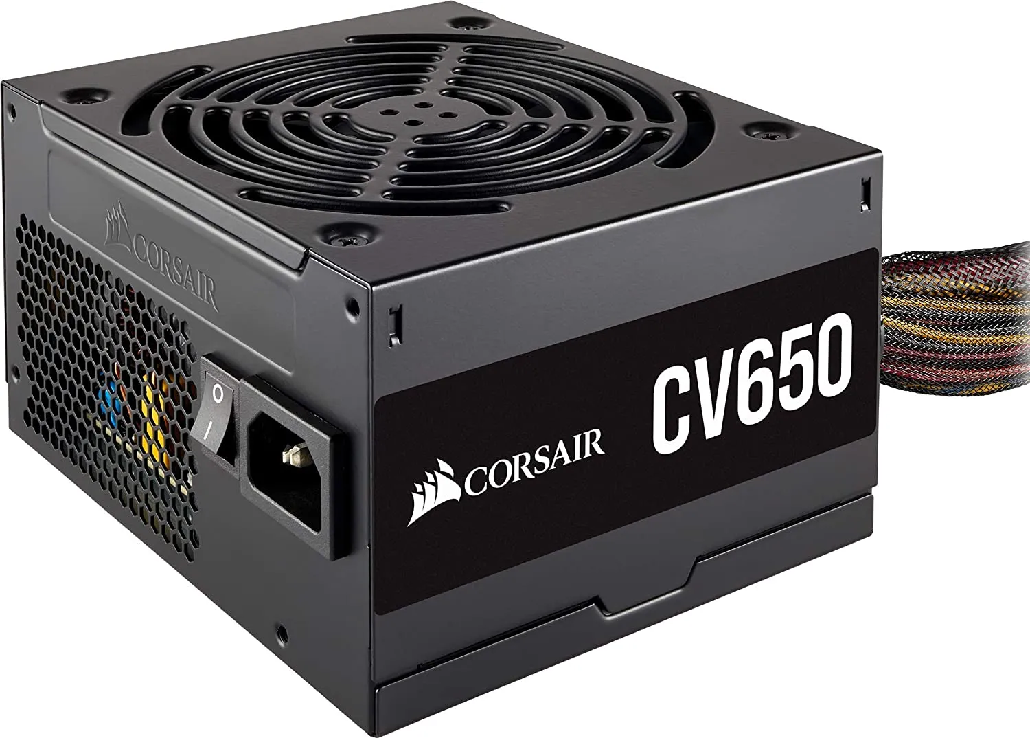 Corsair 650W Power Supply CV Series CV650 PSU, Sleeve Bearing Fan, Fully Wired, 80  Bronze