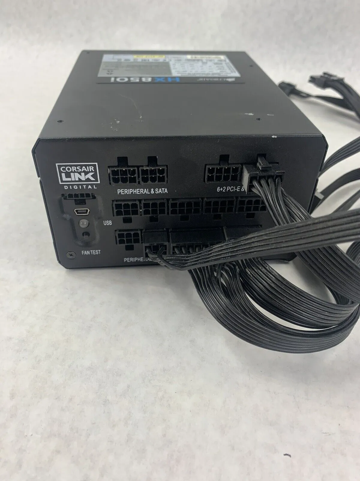 Corsair HXi Series HX850i 850W PSU Black 80  Platinum (Used, Runs Well)