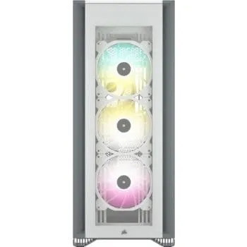 Corsair i  CUE 7000X RGB Full-Tower ATX case, white, 8 vertical expansion slots 3 horizontal, CC-9011227-WW