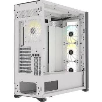 Corsair i  CUE 7000X RGB Full-Tower ATX case, white, 8 vertical expansion slots 3 horizontal, CC-9011227-WW