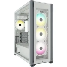 Corsair i  CUE 7000X RGB Full-Tower ATX case, white, 8 vertical expansion slots 3 horizontal, CC-9011227-WW