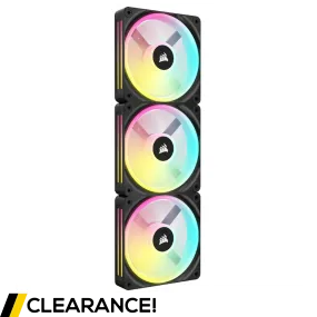 Corsair iCUE LINK QX120 RGB Black 120mm Triple Pack Starter Kit - Grade A*