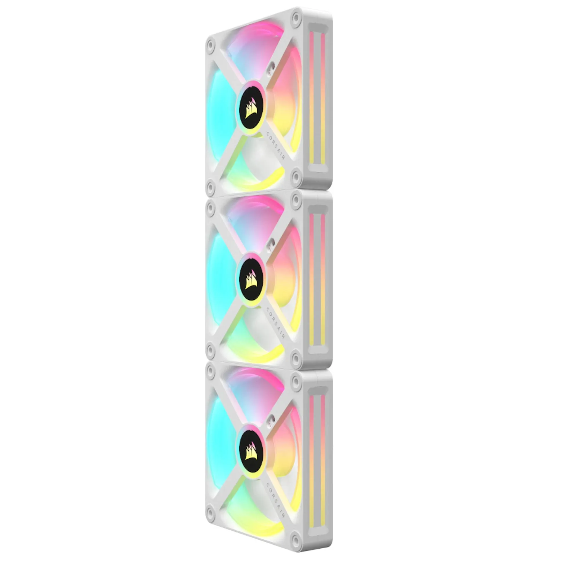 Corsair iCUE LINK QX120 RGB White 120mm Triple Pack Starter Kit