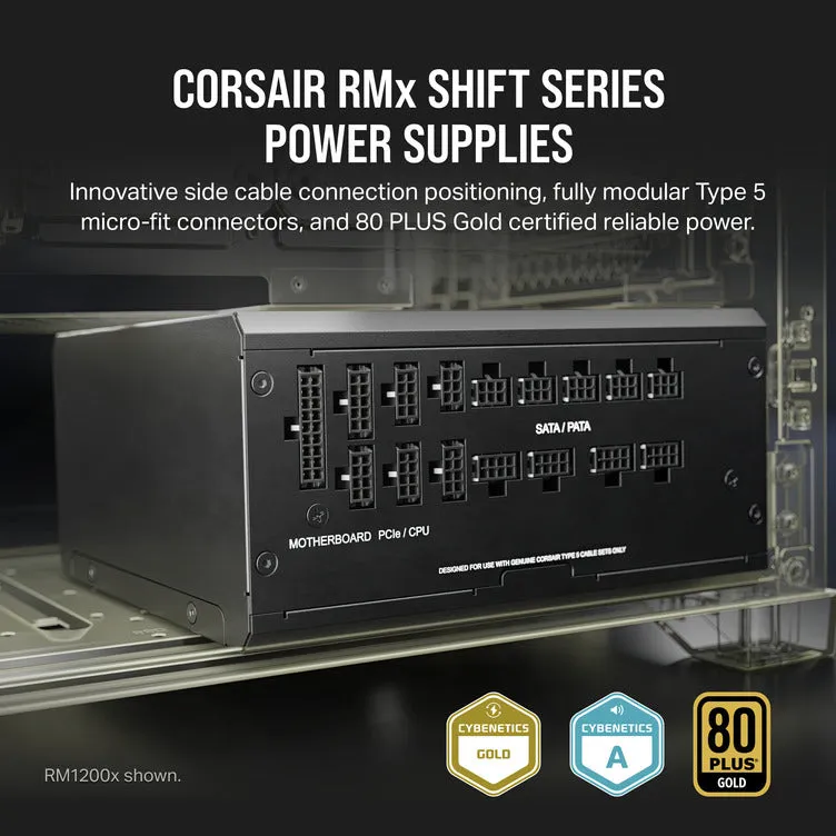 Corsair RM1000X 1000W | Fully-Modular 80  Gold ATX PSU