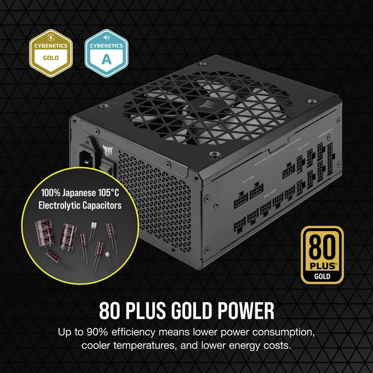 Corsair RM1000X 1000W | Fully-Modular 80  Gold ATX PSU