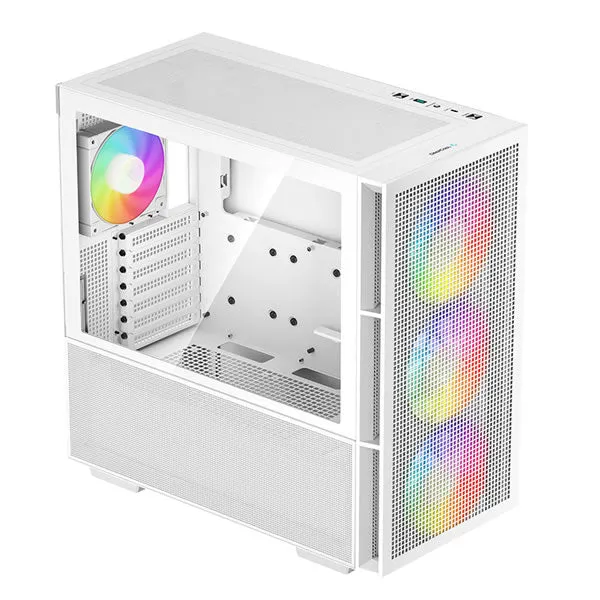 DeepCool CH560 White ATX Mesh Front Mid-Tower - White