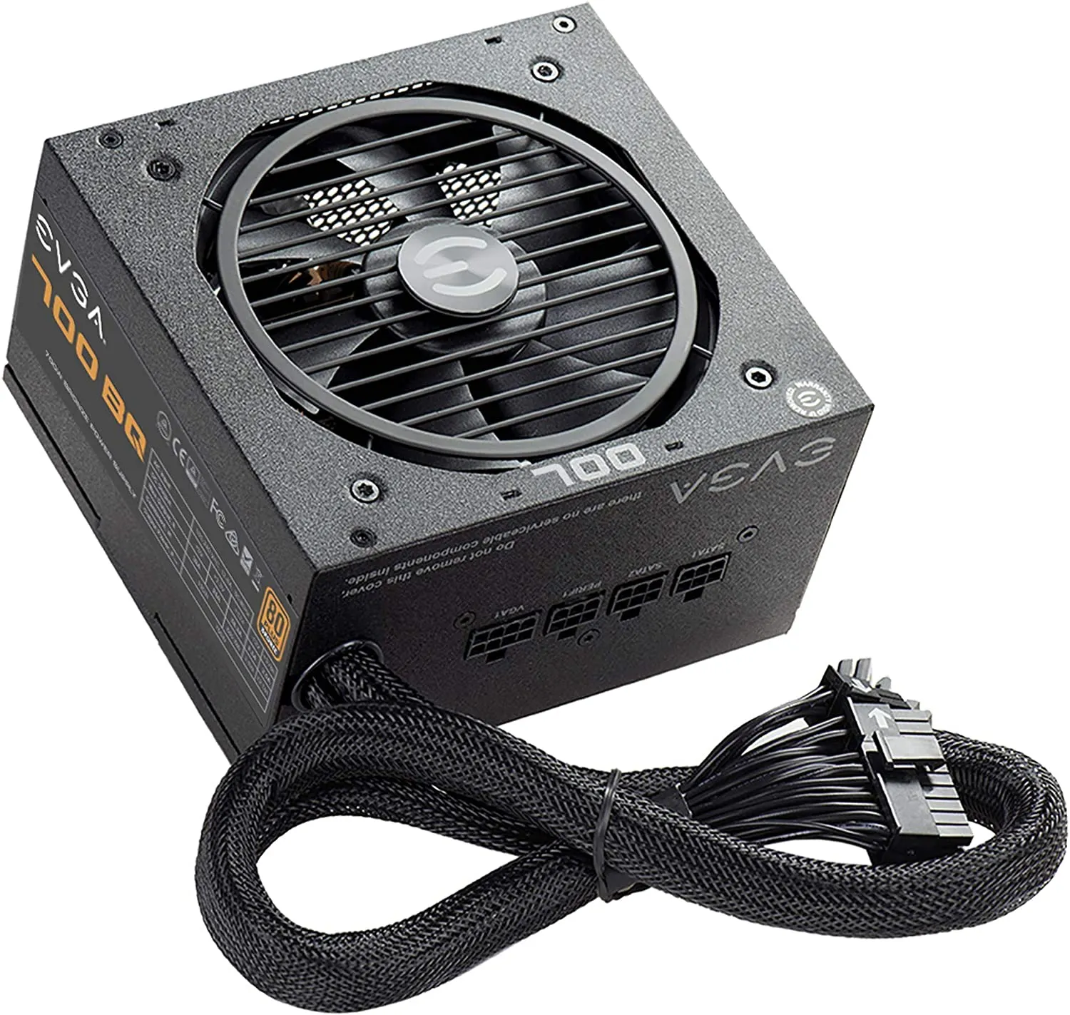 EVGA 700 Watt BQ Semi Modular 80  Bronze ATX PSU, Semi Modular 750W Power Supply, Fdb Fan