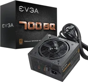 EVGA 700 Watt BQ Semi Modular 80  Bronze ATX PSU, Semi Modular 750W Power Supply, Fdb Fan