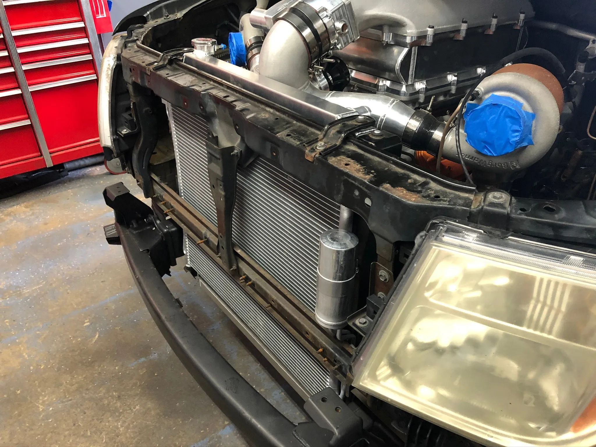 Frontier / Navara / Xterra LSx Swap Race Radiator