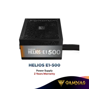 Gamdias HELIOS E1-500 80% Efficiency Power Supply Non-Modular ATX12V v2.4 500W Power Supply (PSU)