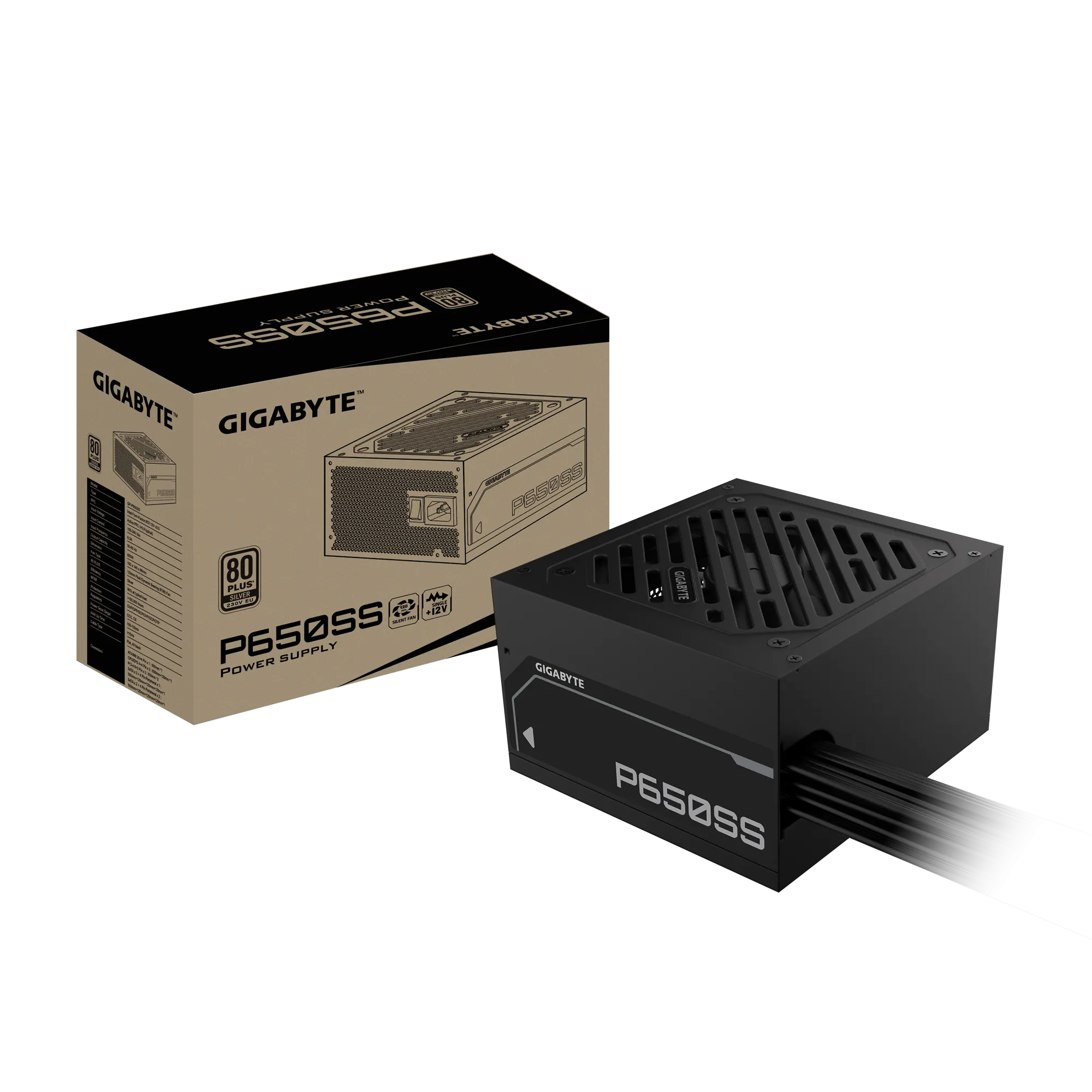 GIGABYTE GP-P550SS (550W) / GP-P650SS (650W) Power Supply | 80  Silver PSU