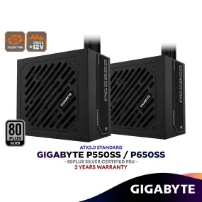 GIGABYTE GP-P550SS (550W) / GP-P650SS (650W) Power Supply | 80  Silver PSU