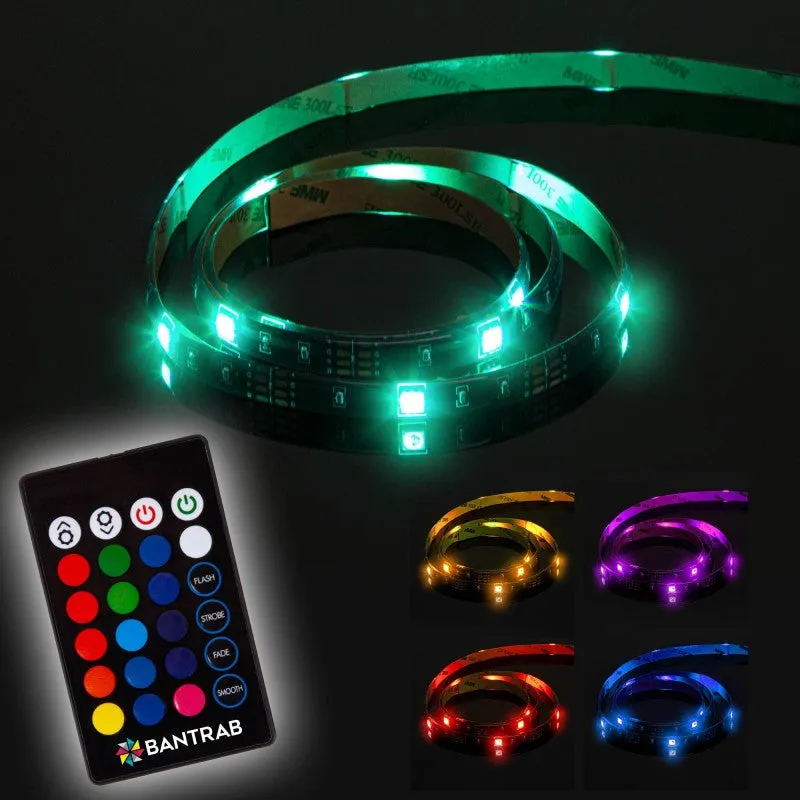 LED RGB Mood Light Strip with Remote