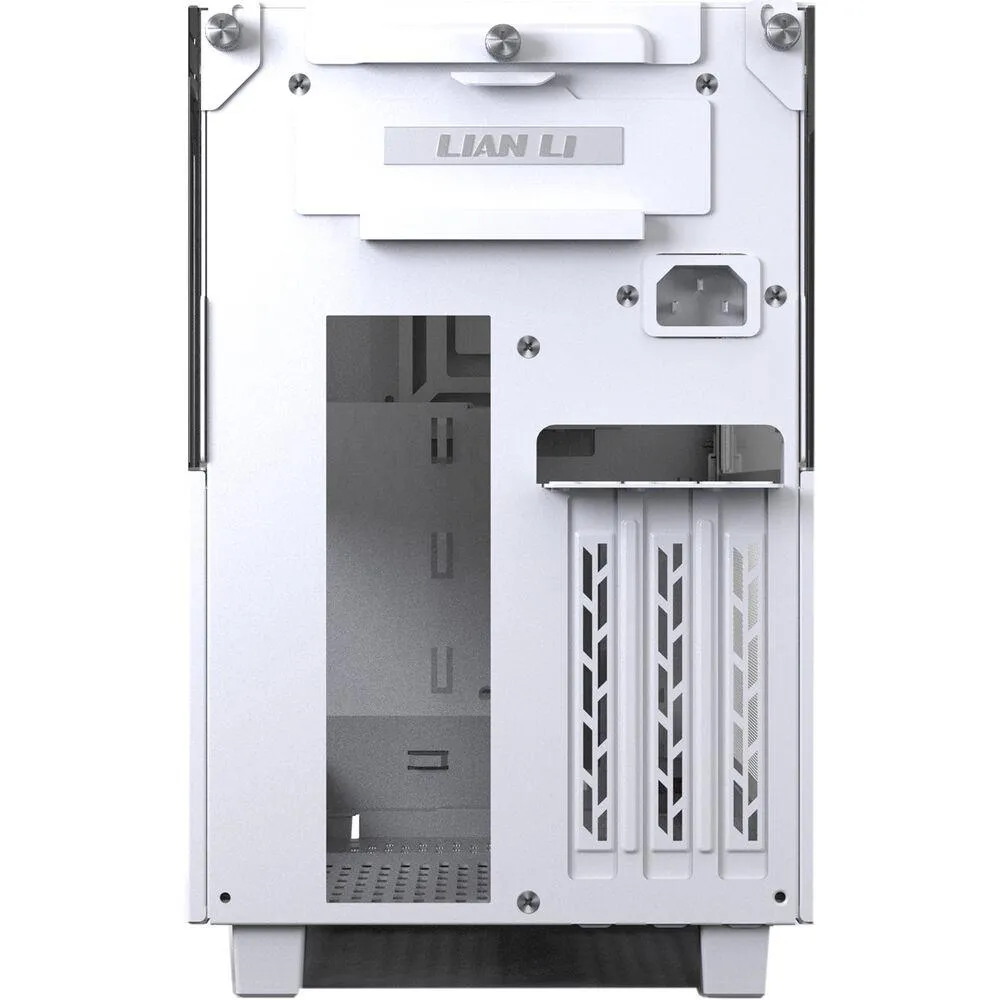 Lian Li Casing Q58 Mini-ITX Case with PCIe 4.0 Riser Card – White