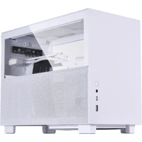 Lian Li Casing Q58 Mini-ITX Case with PCIe 4.0 Riser Card – White